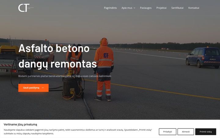 Screenshot di constructiontrade.lt