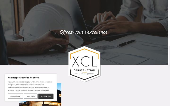 Screenshot of constructionxcl.com