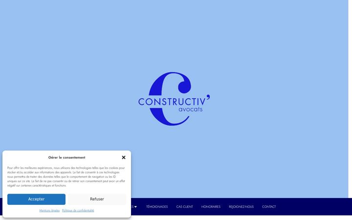 Screenshot of constructivavocats.fr
