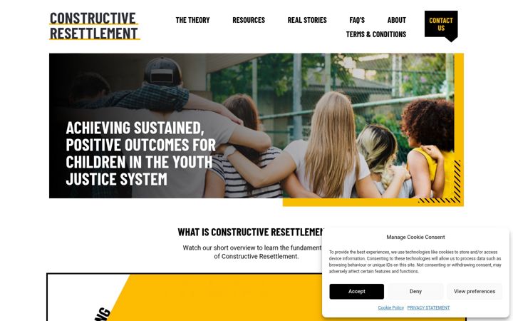 Screenshot of constructive-resettlement.co.uk
