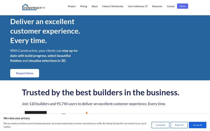 Ekraanipilt saidist constructivesoftware.com.au