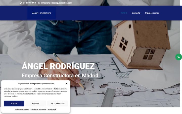 Screenshot of constructora-proyectos.es