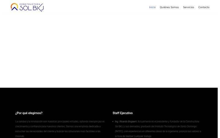 Screenshot of constructorasolbkj.com