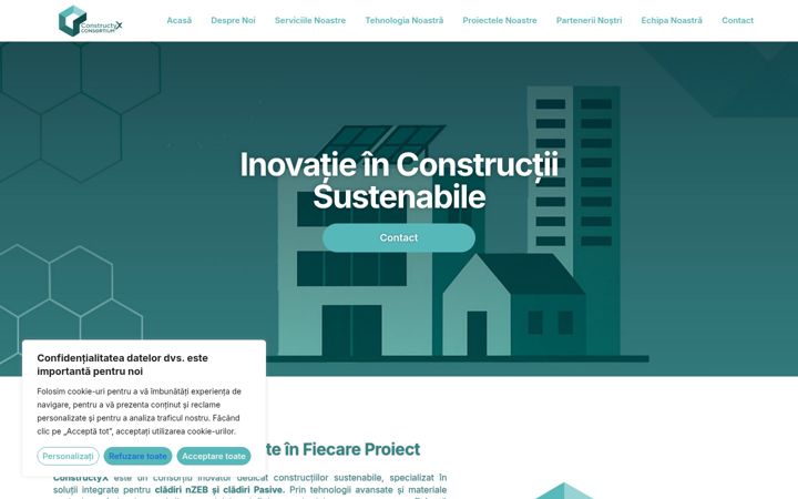 Screenshot of constructyx.ro