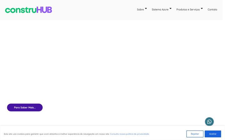 Captură de ecran a construhub.com.br