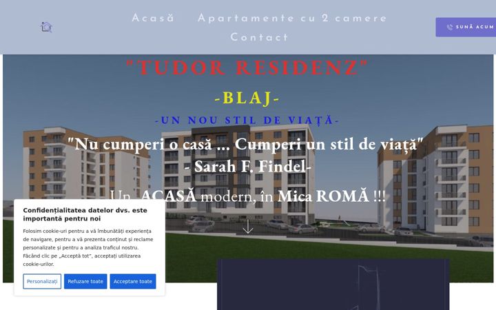 Screenshot of construimlocuinte.ro