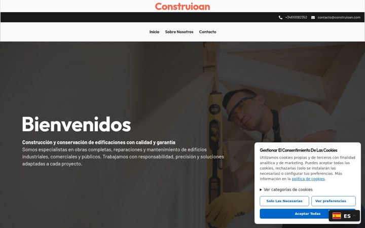 Screenshot of construioan.com