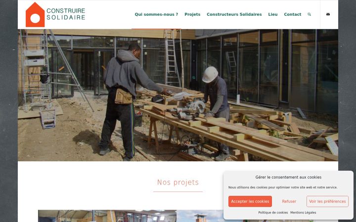 Screenshot of construire-solidaire.fr