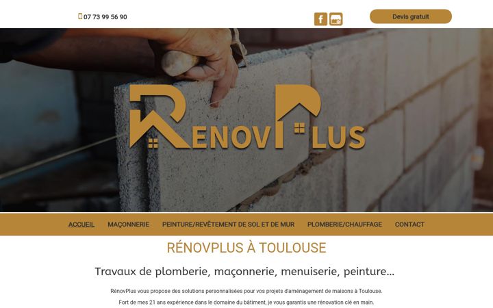 Screenshot of construiresarl.fr