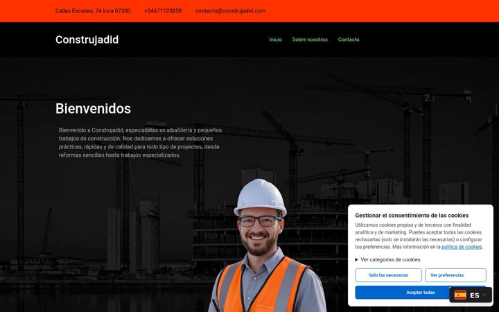 Screenshot of construjadid.com
