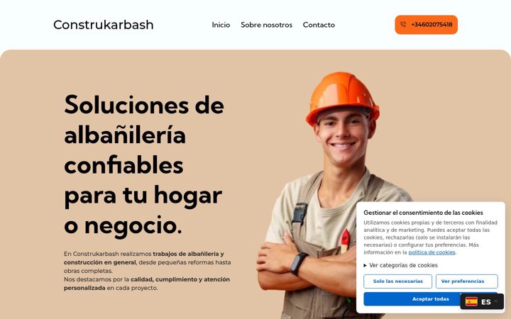 Screenshot of construkarbash.com