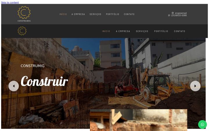 Captură de ecran a construmig.com.br