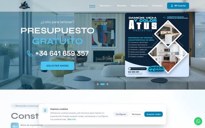 Screenshot of construnueva.es