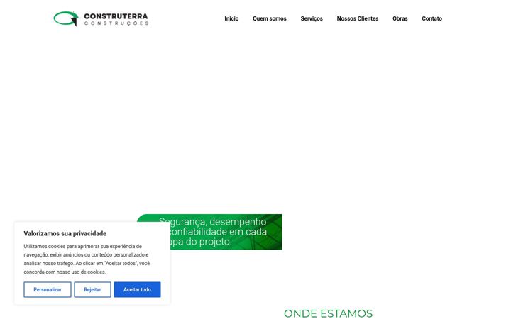 Captură de ecran a construterra.eng.br
