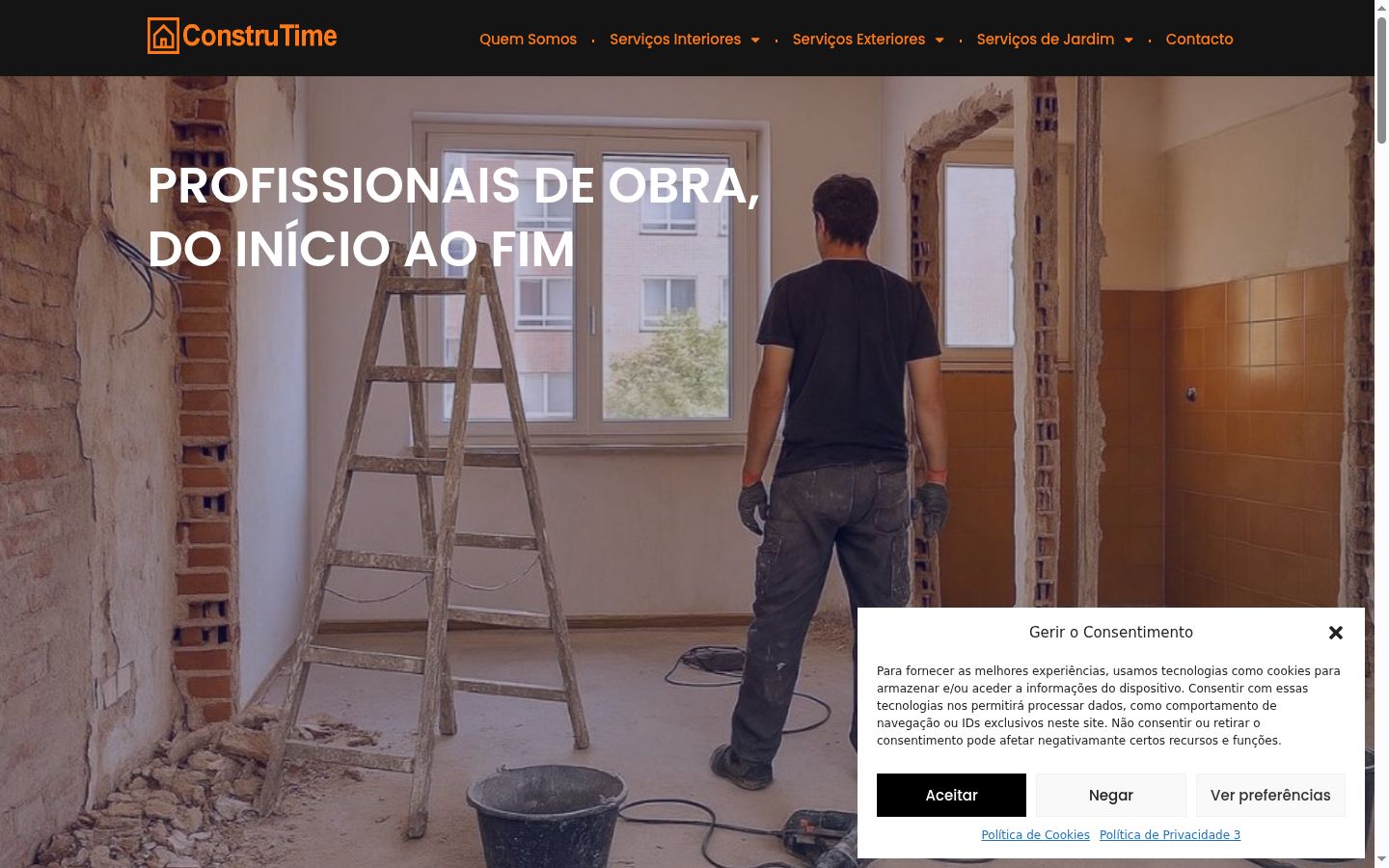 Screenshot tal-banner tal-kunsens muri qabel kwalunkwe interazzjoni