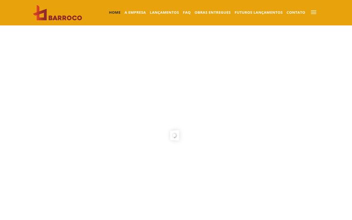 Captură de ecran a construtorabarroco.com.br
