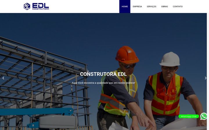 Screenshot του construtoraedl.com.br