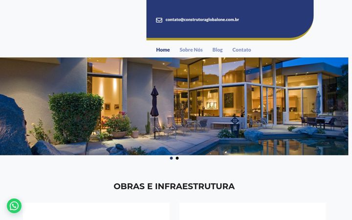 Screenshot του construtoraglobalone.com.br