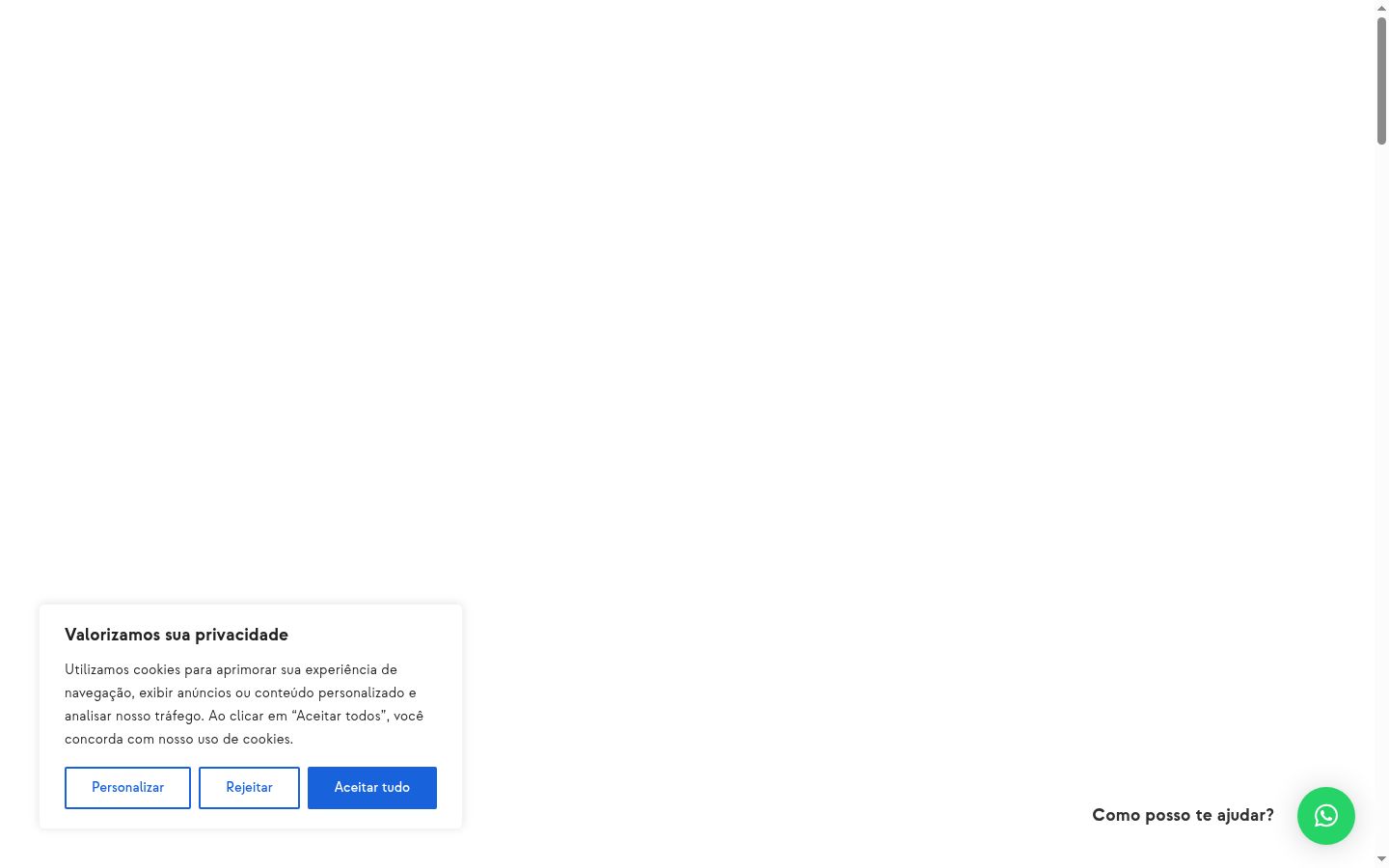 Screenshot του banner συγκατάθεσης που εμφανίστηκε πριν από οποιαδήποτε αλληλεπίδραση