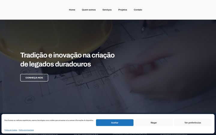 Ekrano kopija construtoravcasttro.com.br