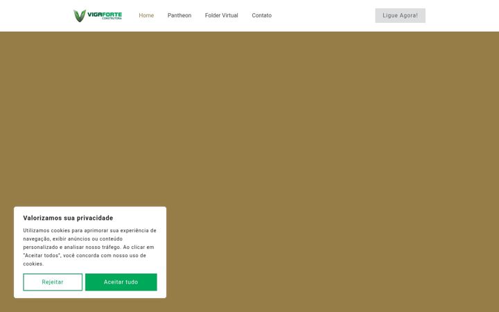 Screenshot of construtoravigaforte.com.br