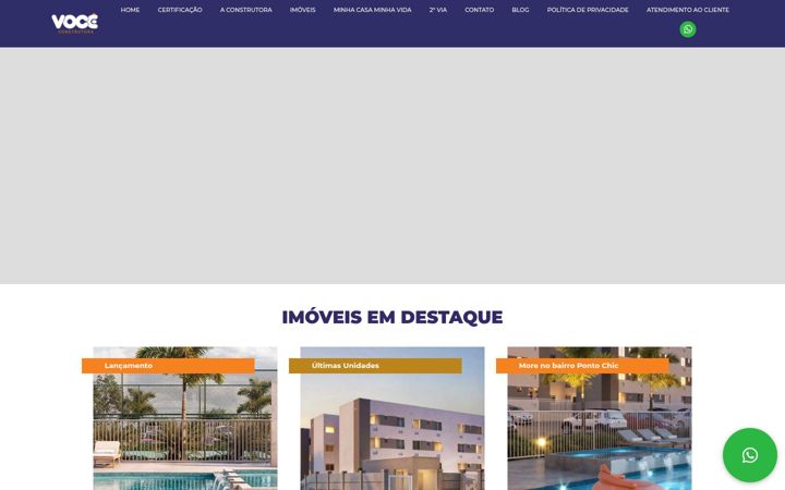 Ekrano kopija construtoravoce.com.br