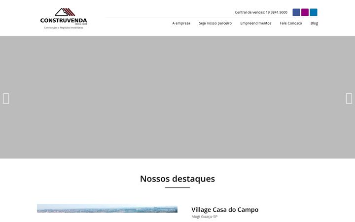 Screenshot of construvenda.com.br