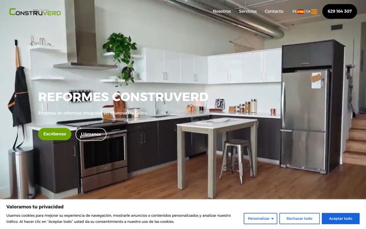 Screenshot of construverd.com