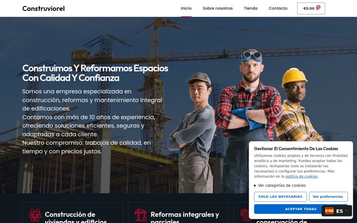 Screenshot of construviorel.com