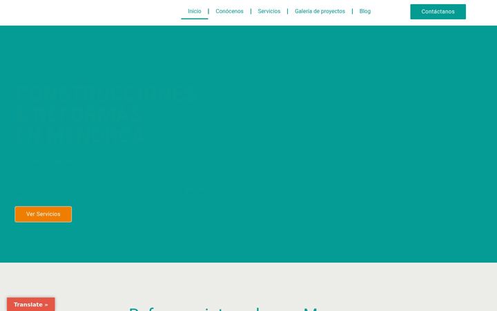 Screenshot of construyemenorca.com
