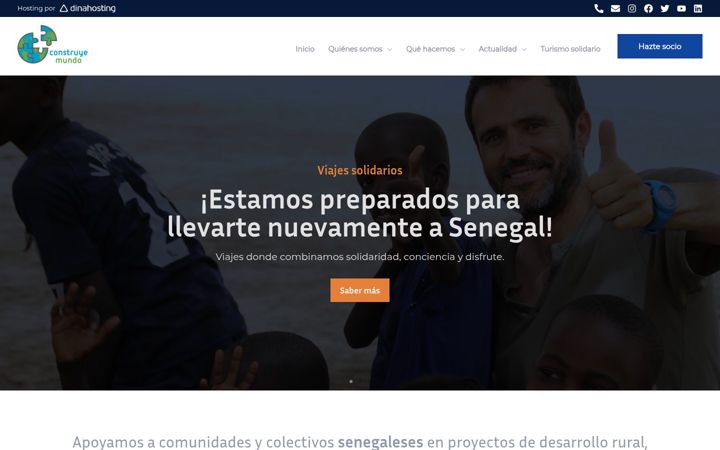 Screenshot of construyemundo.org