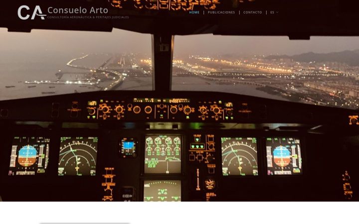 Screenshot of consueloarto.com