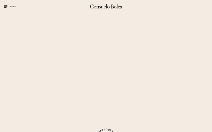 Screenshot of consuelobolea.com