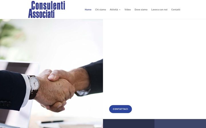 Screenshot stránky consul-associati.eu