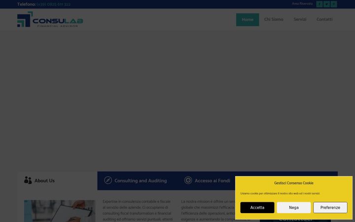Ekrano kopija consulab.it