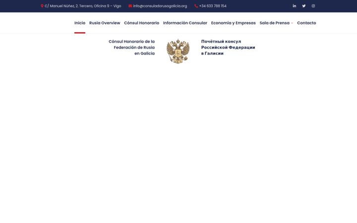 Captură de ecran a consuladorusogalicia.org