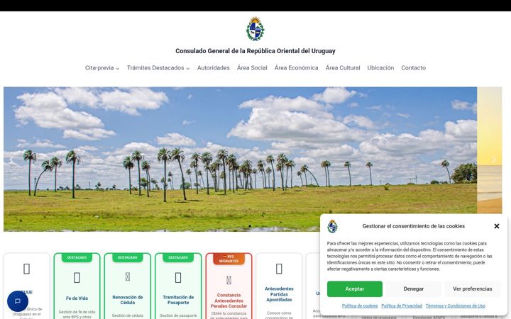 Screenshot of consuladouy-bcn.es