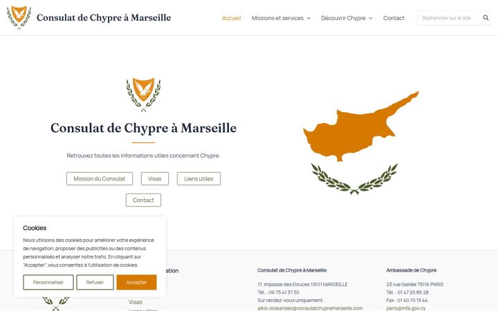Screenshot of consulatchypremarseille.com