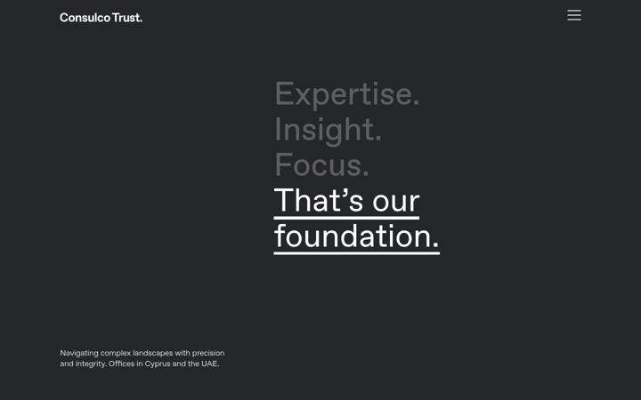 Screenshot of consulcotrust.com