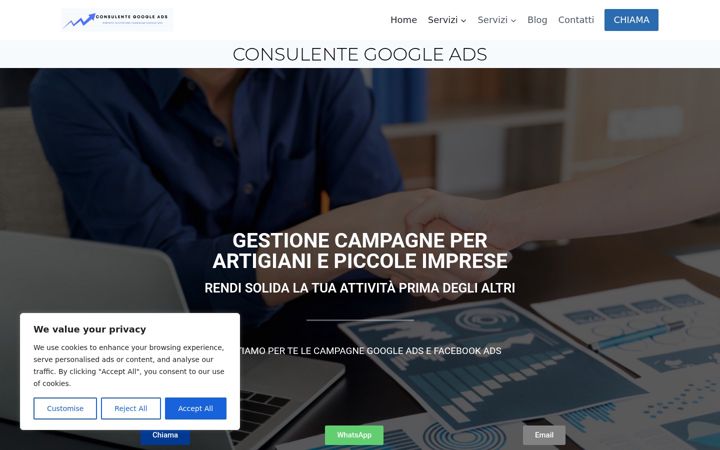 Screenshot of consulente-ads.net