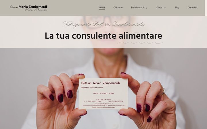 Ekrano kopija consulentealimentare.it