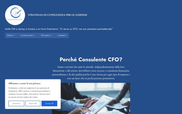 Ekrano kopija consulentecfo.it