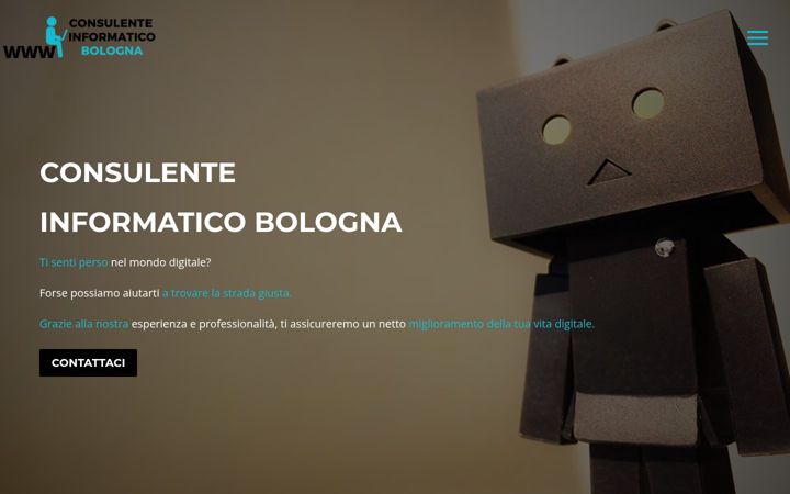 Screenshot of consulenteinformaticobologna.it