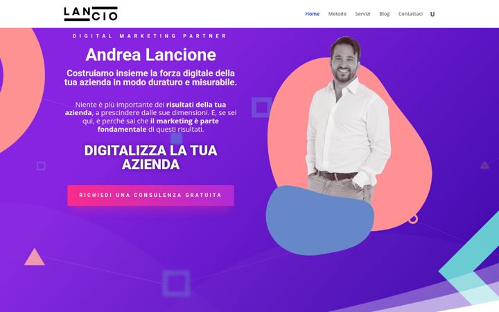 Screenshot of consulentemarketingmilano.it