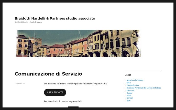 Screenshot of consulenti.ve.it