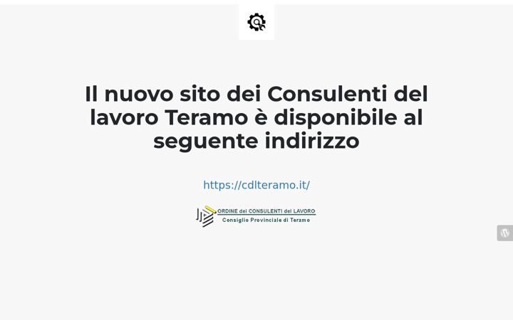 Snimka zaslona za consulentidellavoroteramo.it