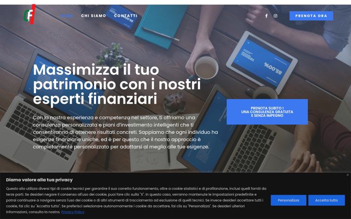Snimka zaslona za consulentifinanziariindipendenti.it