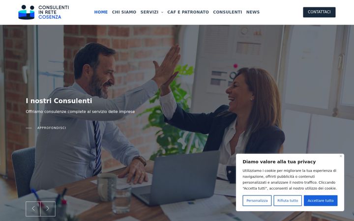 Screenshot of consulentiinrete.net