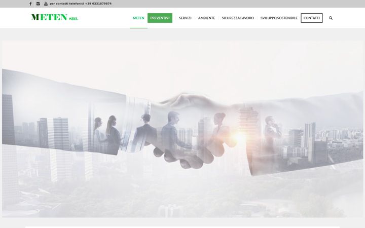 Screenshot of consulenzaambientalemilano.it