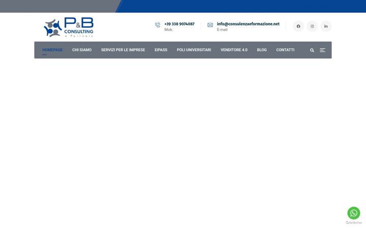 Screenshot of consulenzaeformazione.net
